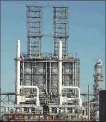 Oil and gas refinery process plant