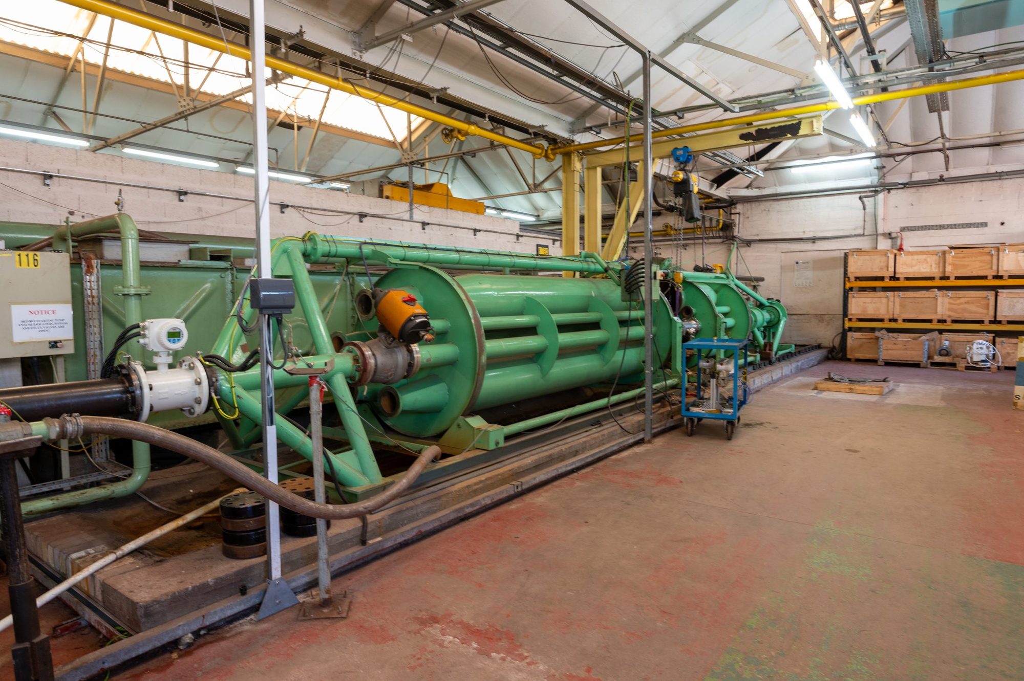 Large flow calibration rig