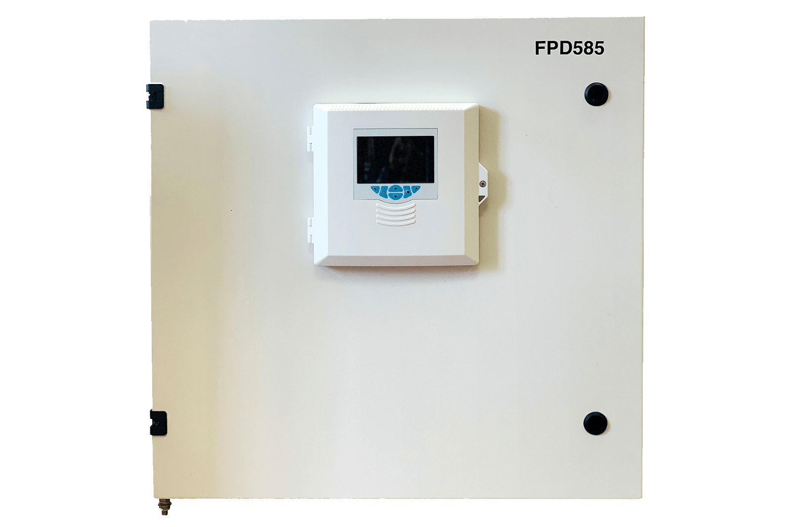FlowGenie FPD585 product panel with control interface
