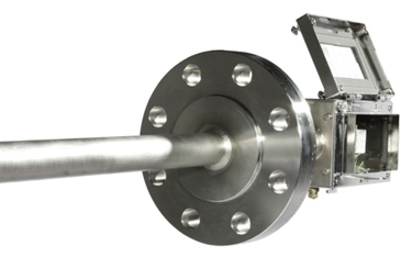 Guided tube multipoint temperature assembly with flanged connection