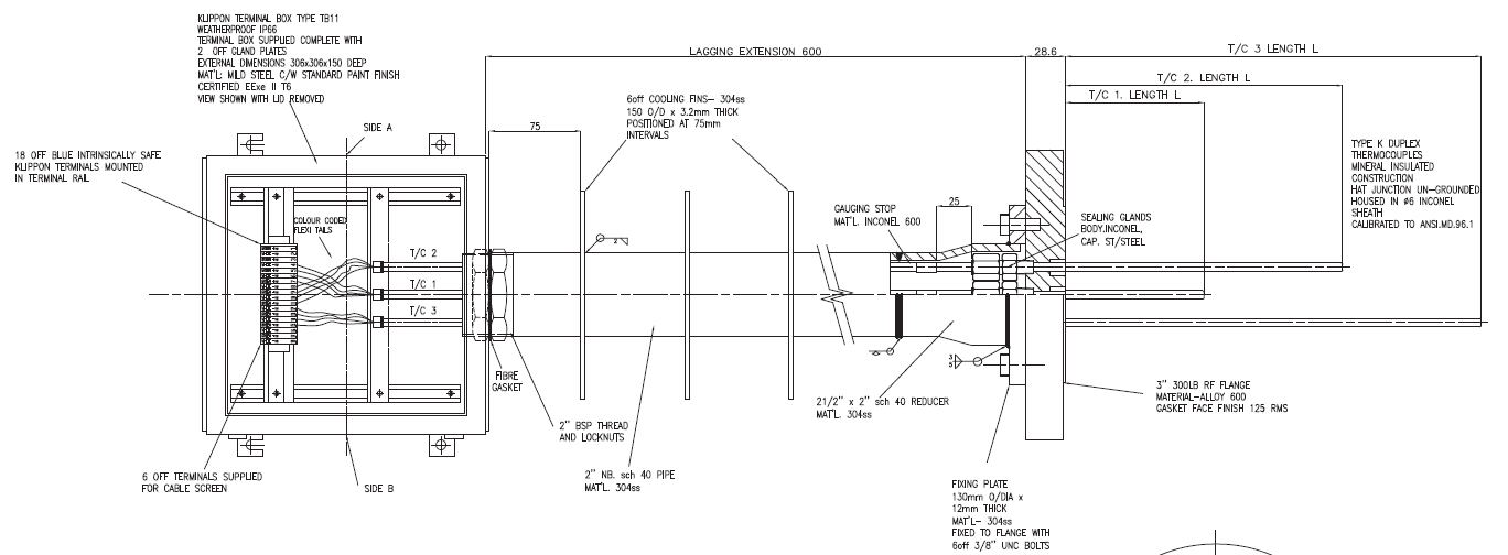 Medusa multipoint assembly with multiple dispersed sensor elements