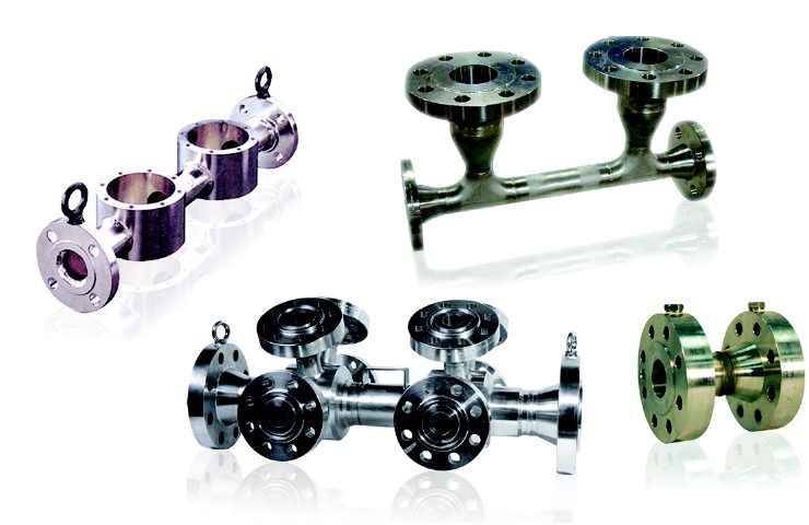 McMenon FPD470 wedge flow elements with flanged and chemical-tee connections
